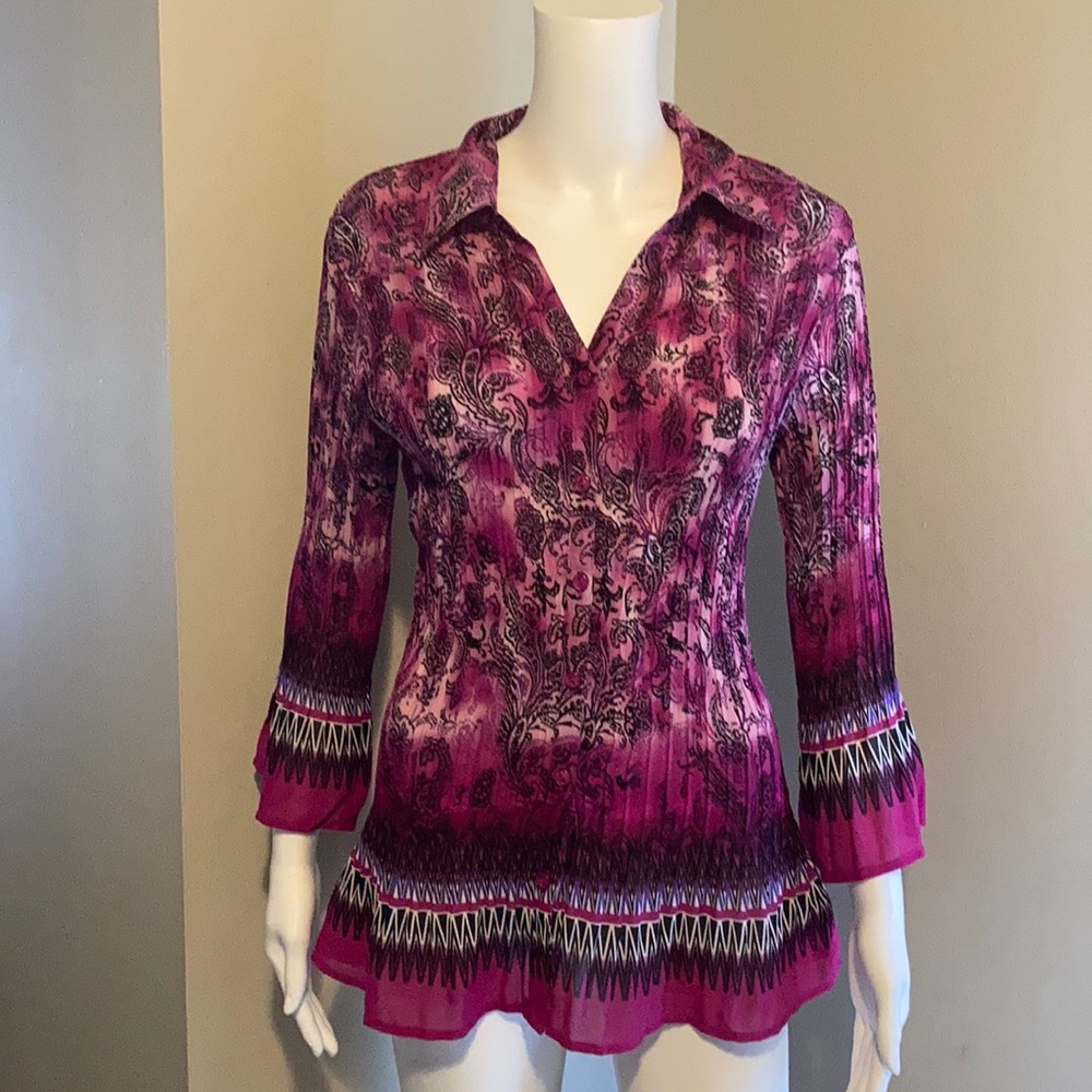 Fashion bug multicolor blouse